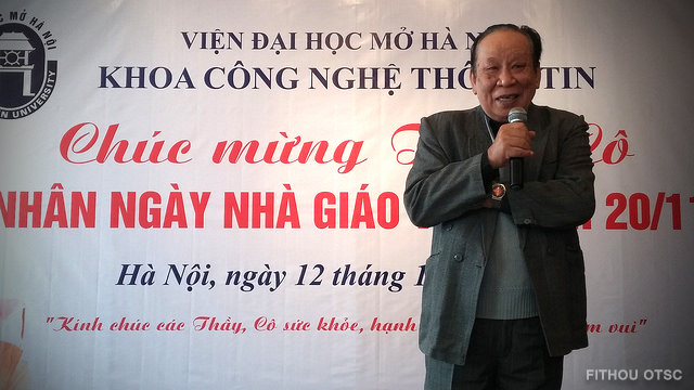 GS Thái Thanh Sơn phát biểu